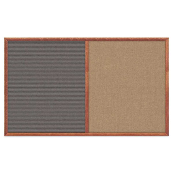 Slim Style Indoor Enclosed Corkboard, 18